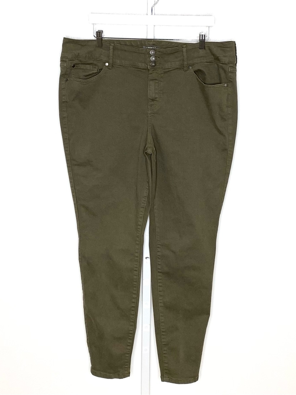 Torrid | Olive Green Denim Super Soft Jegging Skinny Jeans Sz 20T-Tall